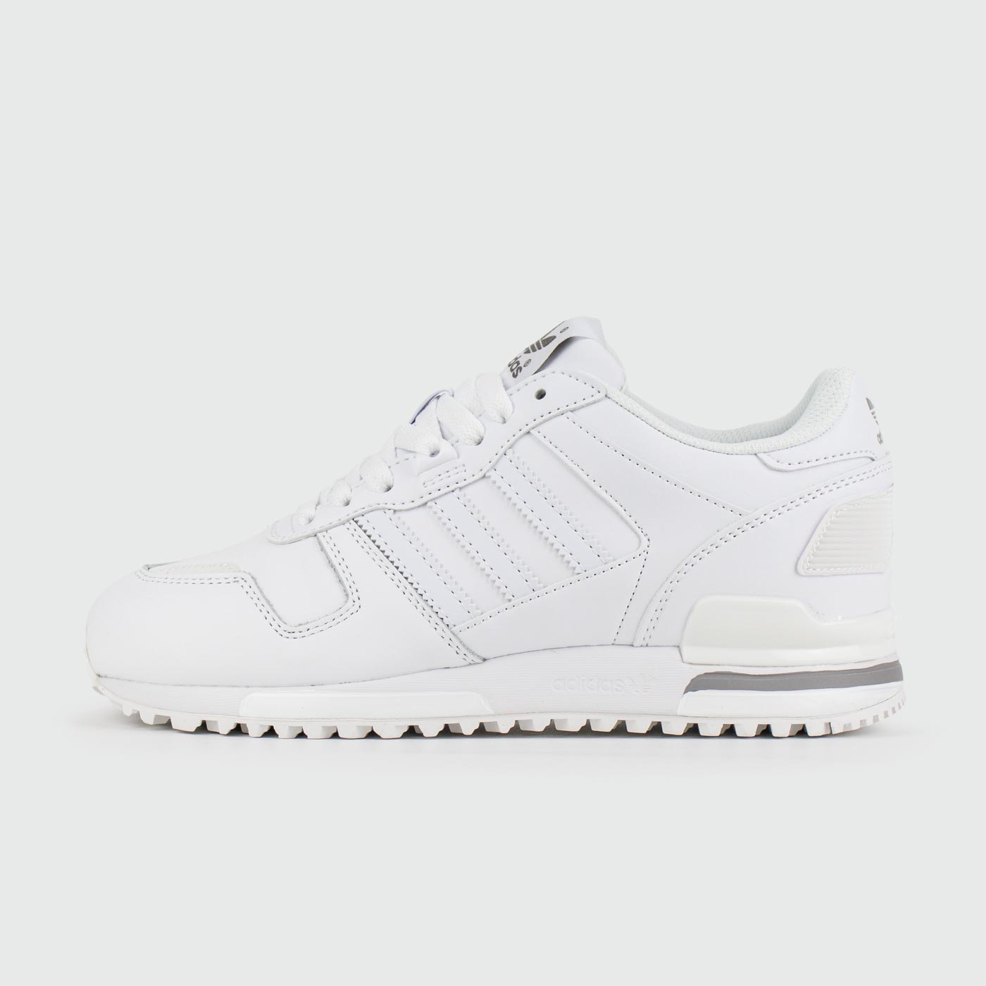 Кроссовки Adidas ZX 700 Leather Triple White Wmns