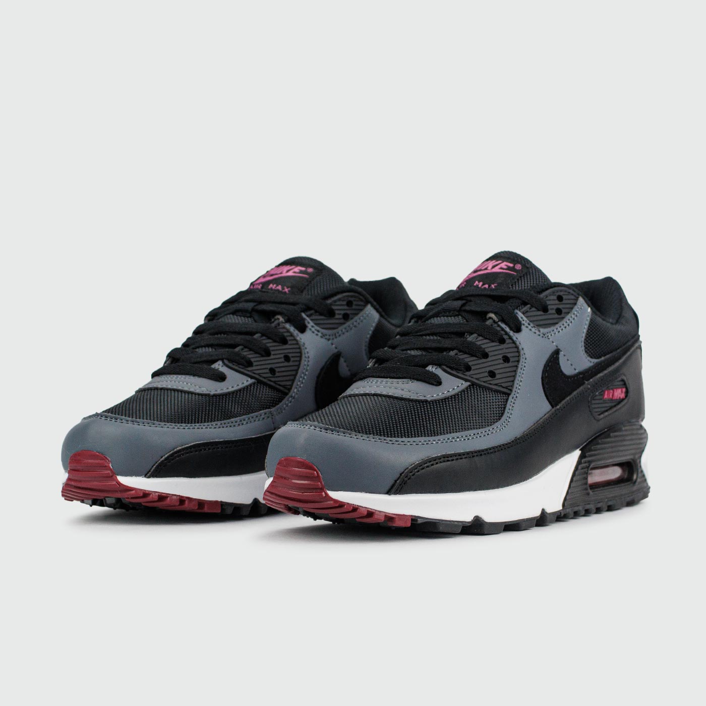 Кроссовки Nike Air Max 90 Grey Red Ftwr.