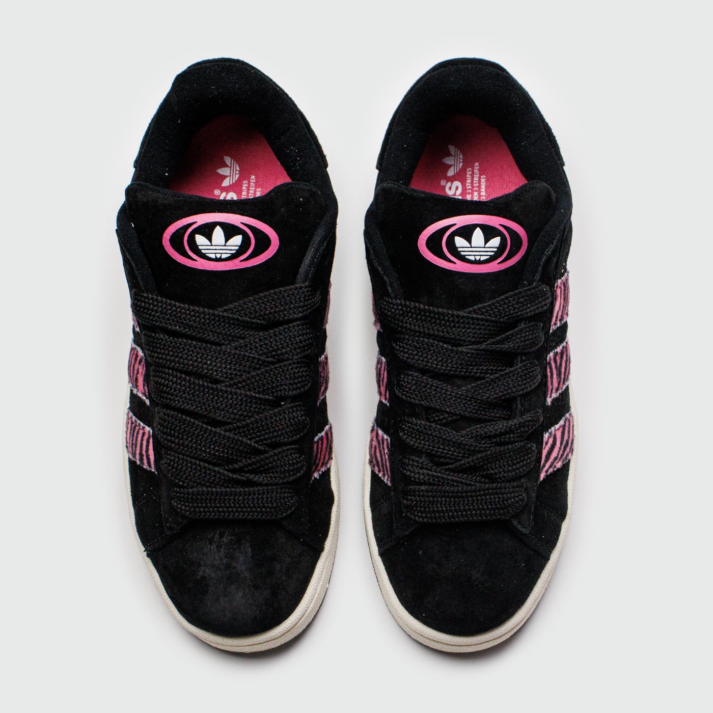 Кроссовки Adidas Campus 00 Black Pink Wmns