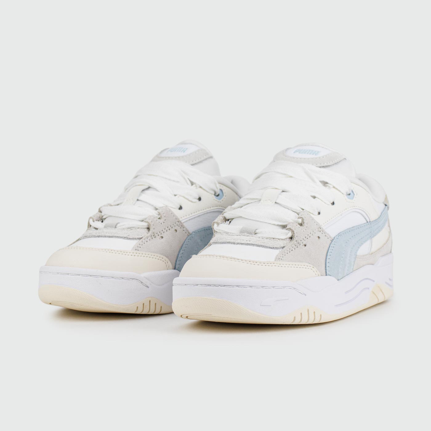 Кроссовки Puma 180 White / Grey / Blue Wmns Кроссовки Puma 180 White / Grey / Blue Wmns