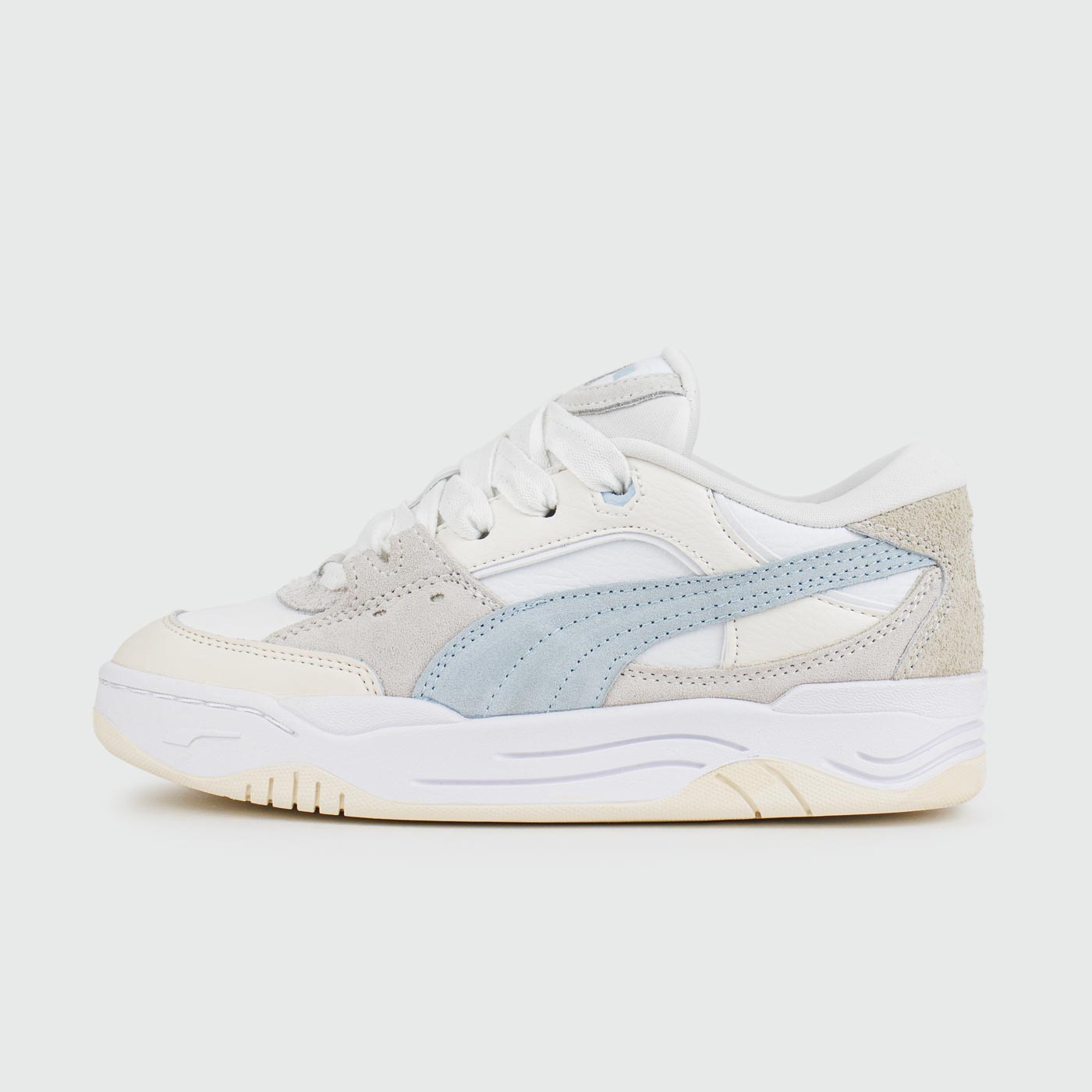 Кроссовки Puma 180 White / Grey / Blue Wmns Кроссовки Puma 180 White / Grey / Blue Wmns