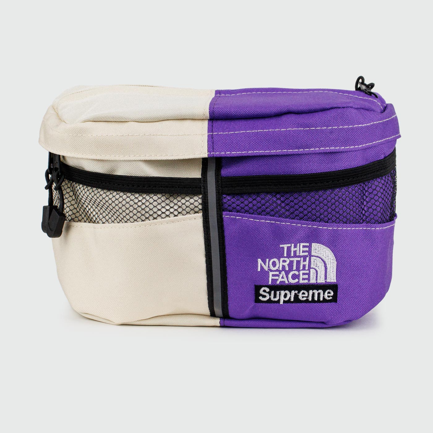 Сумка поясная TNF x Supreme Beige / Violet Сумка поясная TNF x Supreme Beige / Violet