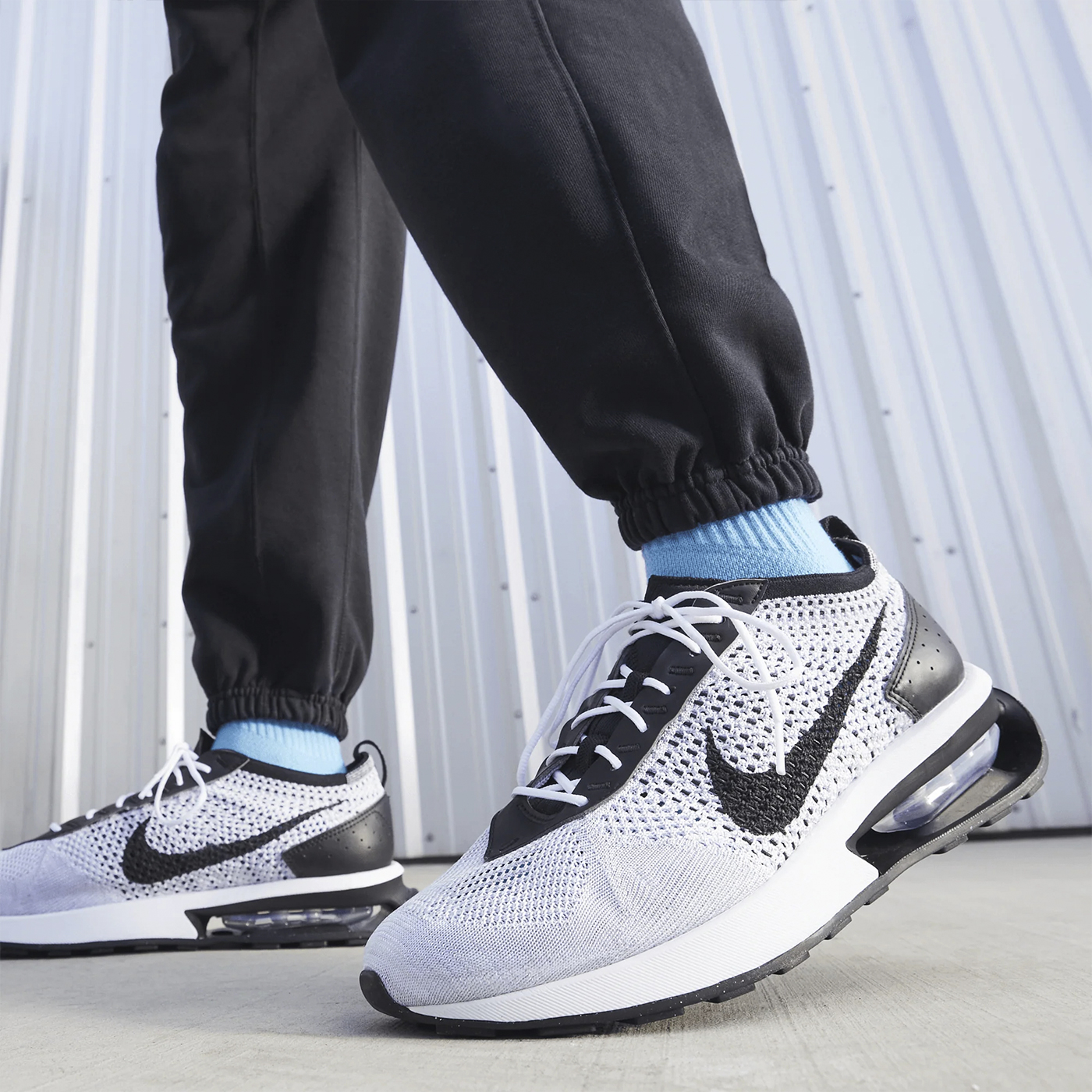 Кроссовки Nike Air Max Flyknit Racer Grey White