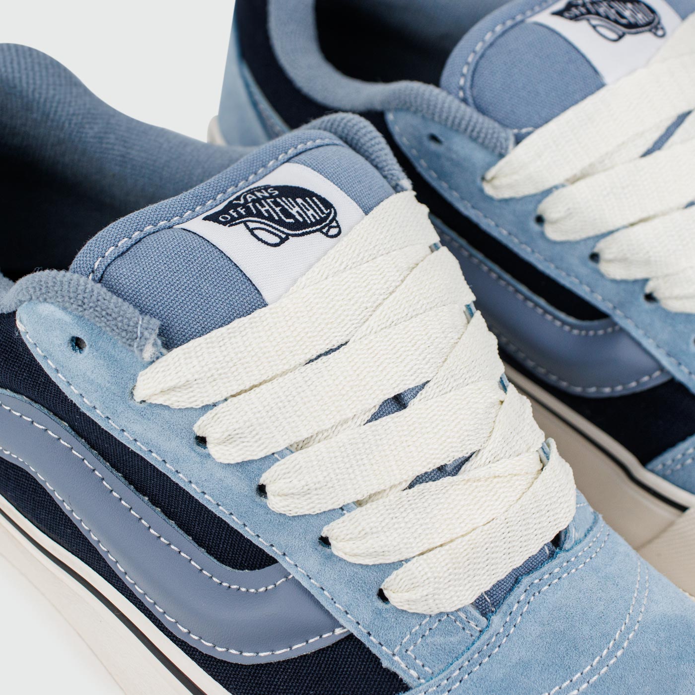 Кеды Vans Knu Skool Light Blue / White Wmns