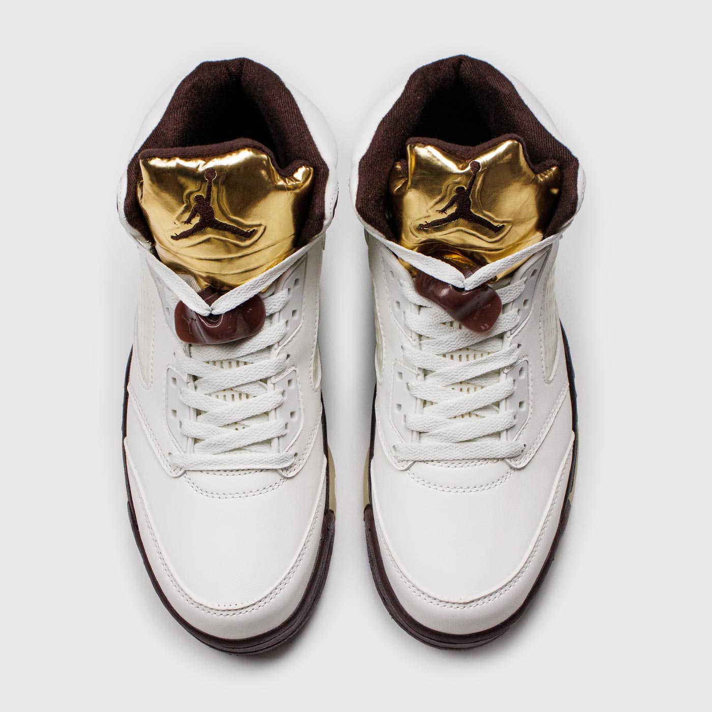 Кроссовки Air Jordan 5 White Gold