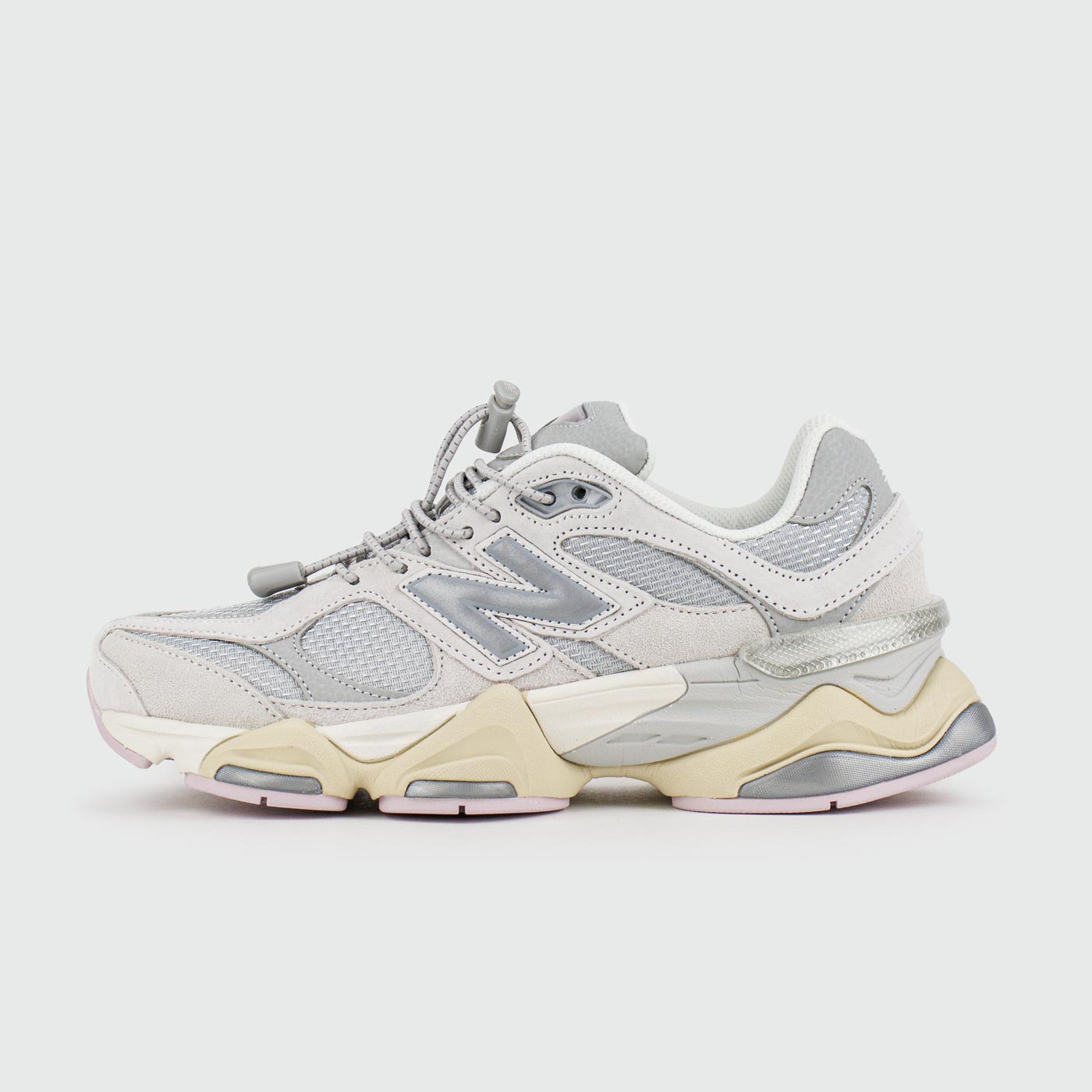 Кроссовки New Balance 9060 Grey Quick Lace Wmns Кроссовки New Balance 9060 Grey Quick Lace Wmns