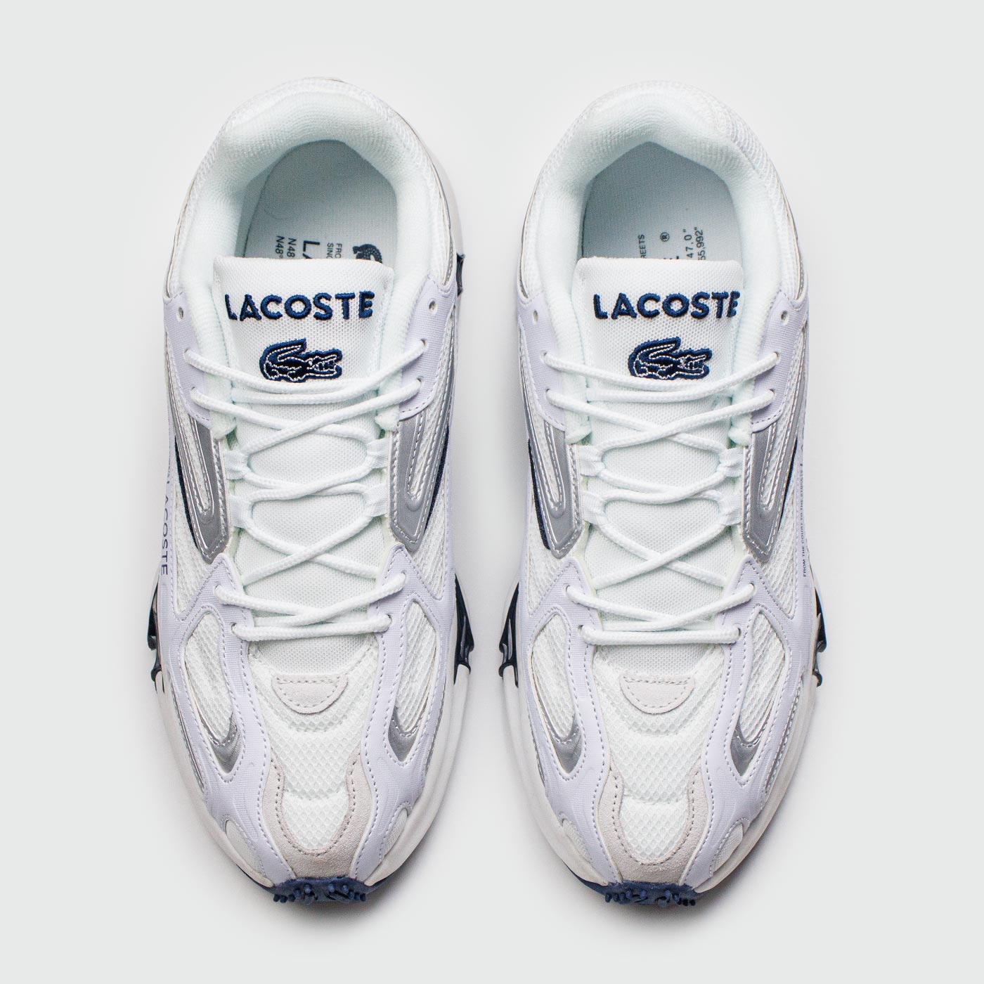 Кроссовки Lacoste LACOSTE L003 2K24 White Blue Кроссовки Lacoste LACOSTE L003 2K24 White Blue
