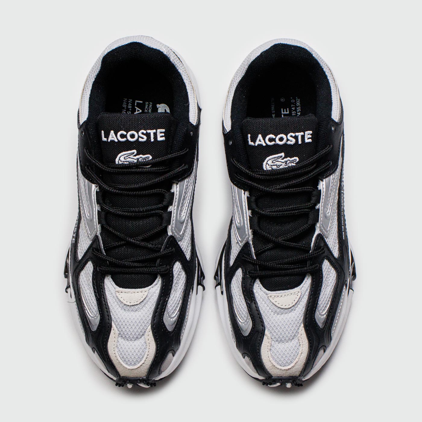 Кроссовки Lacoste LACOSTE L003 2K24 Silver Black White