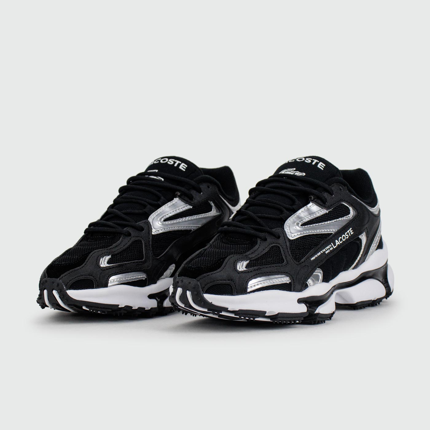 Кроссовки Lacoste LACOSTE L003 2K24 Black Silver White Кроссовки Lacoste LACOSTE L003 2K24 Black Silver White