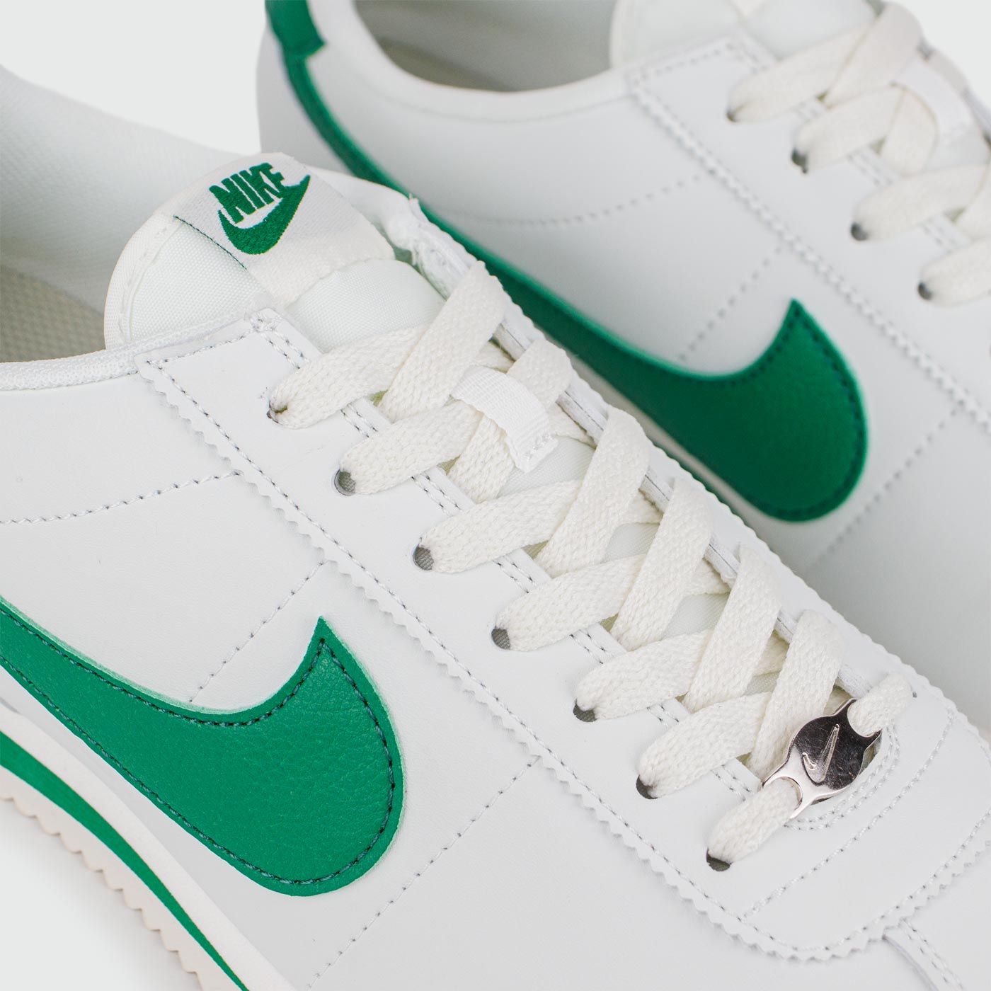 Кроссовки Nike Cortez Classic Leather White Green Кроссовки Nike Cortez Classic Leather White Green