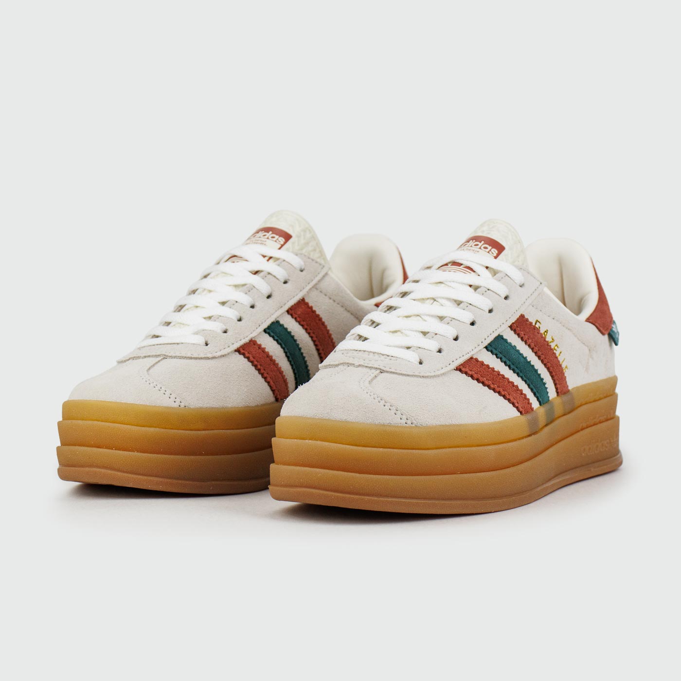 Кроссовки Adidas Gazelle Bold Beige / Mix Str.