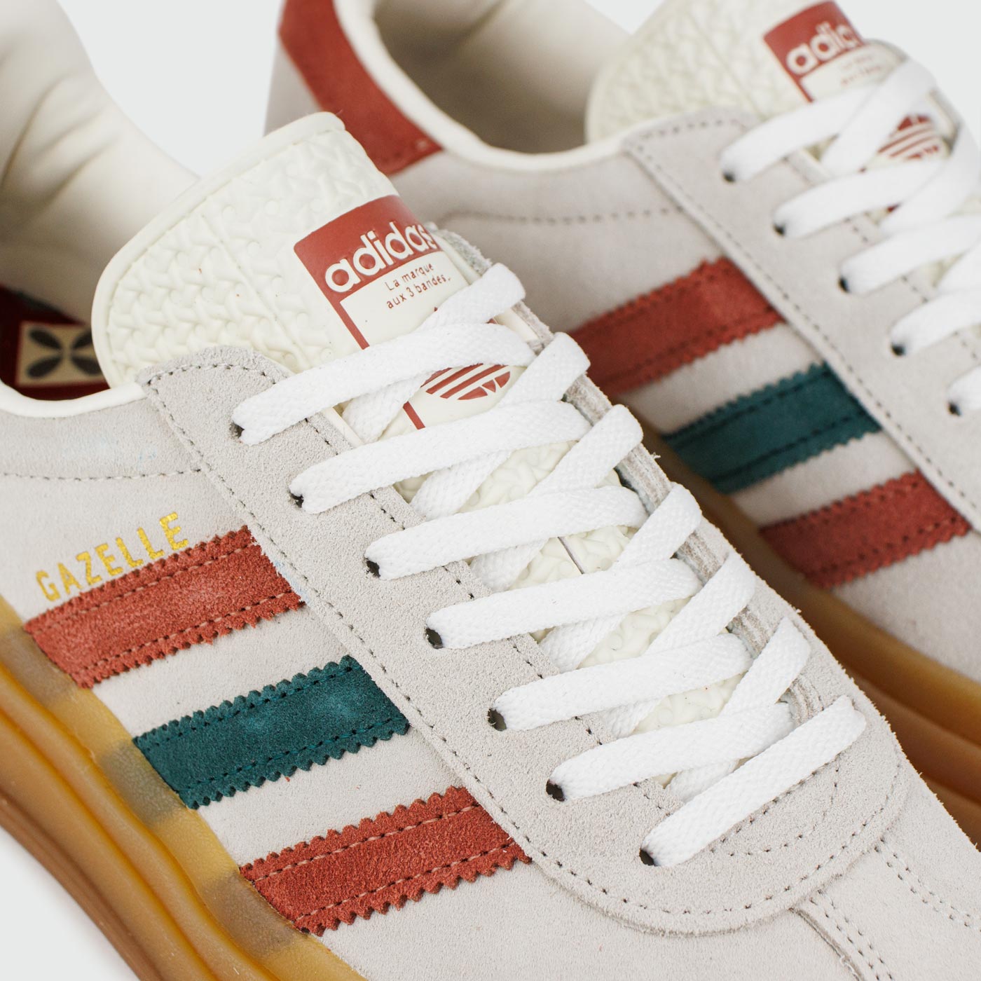 Кроссовки Adidas Gazelle Bold Beige / Mix Str.