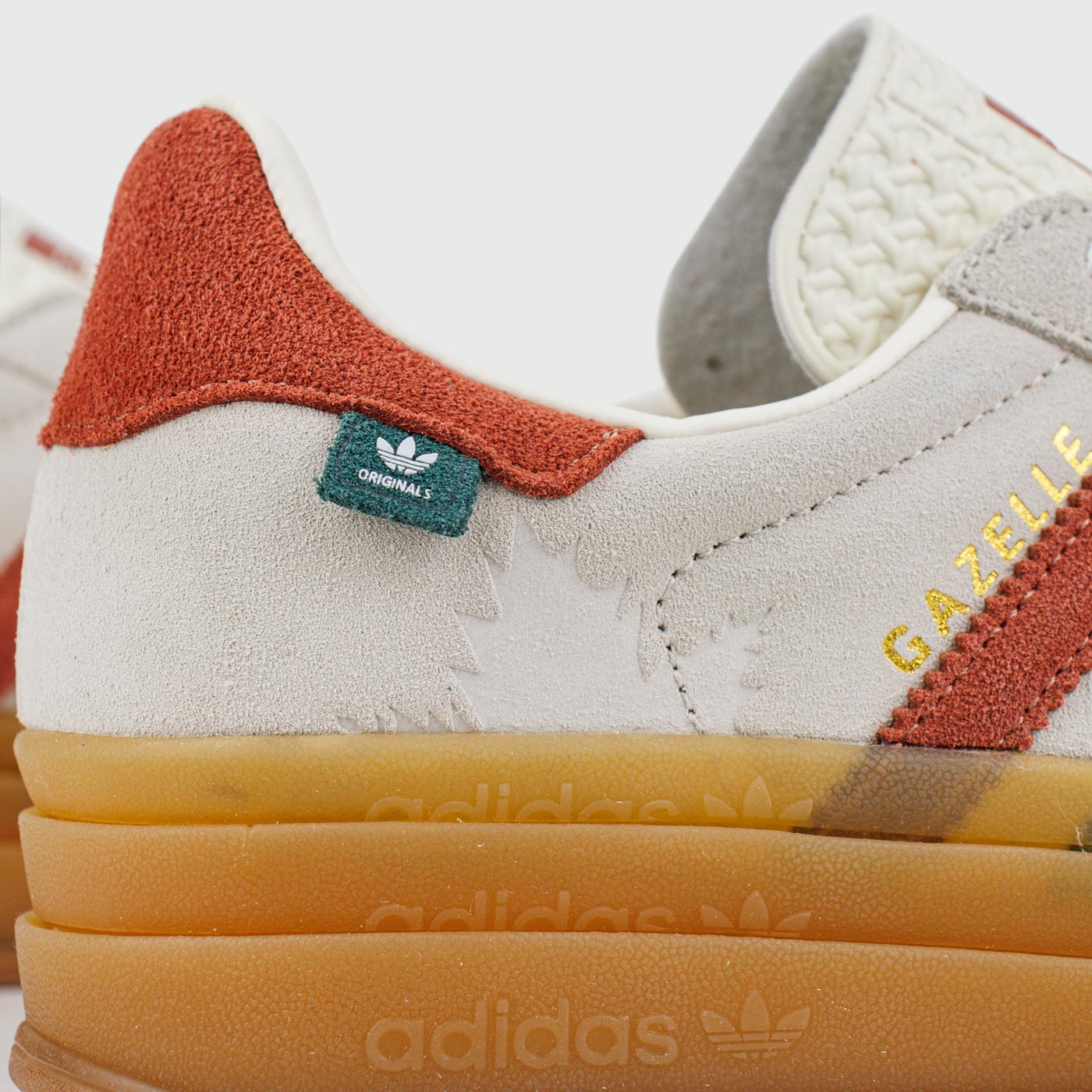 Кроссовки Adidas Gazelle Bold Beige / Mix Str.