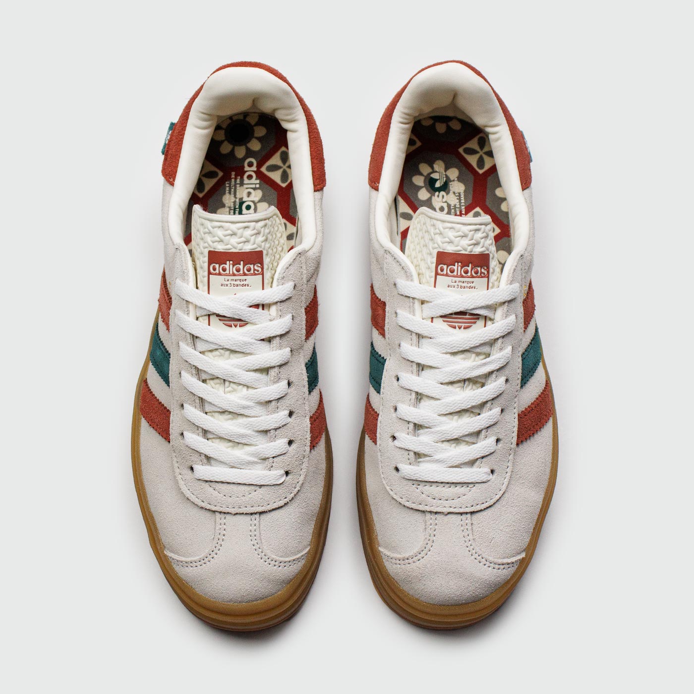 Кроссовки Adidas Gazelle Bold Beige / Mix Str.