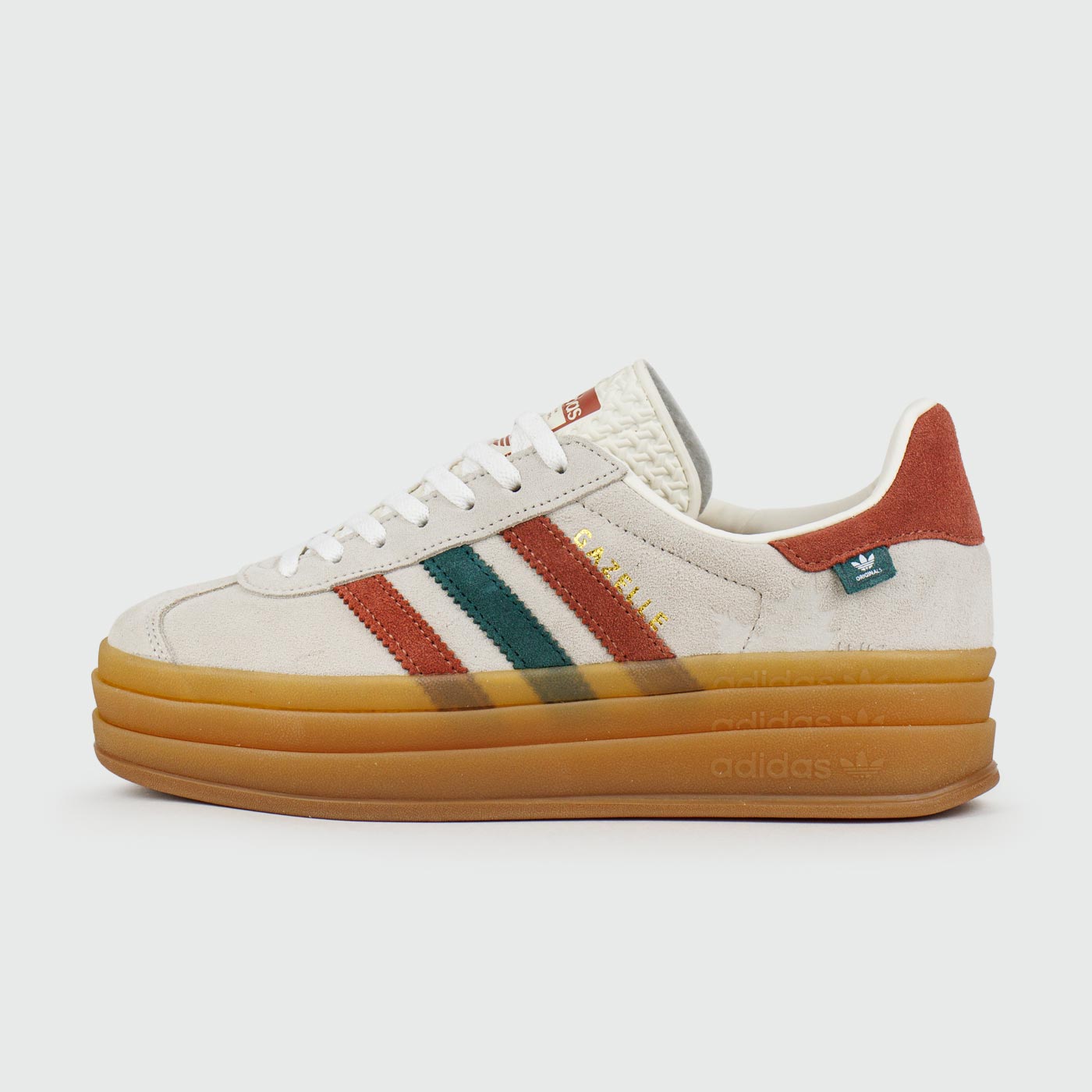 Кроссовки Adidas Gazelle Bold Beige / Mix Str.