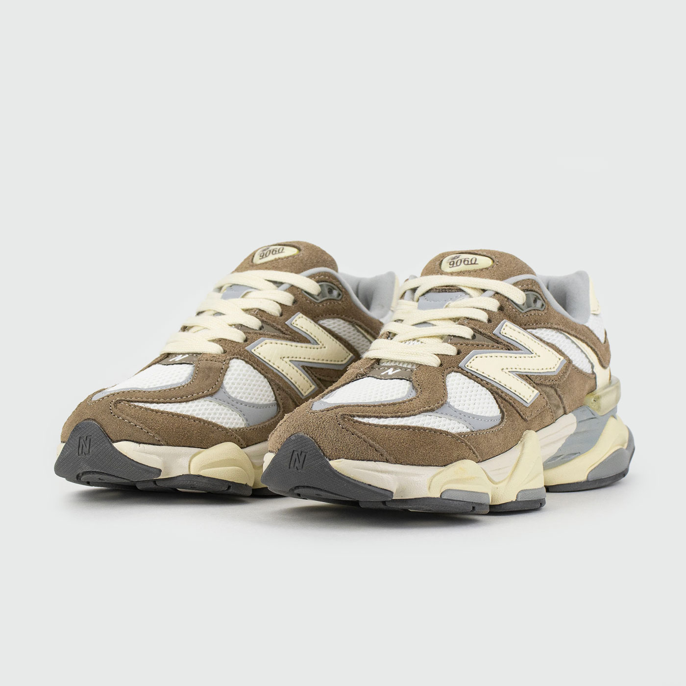 Кроссовки New Balance 9060 Brown White Wmns Кроссовки New Balance 9060 Brown White Wmns