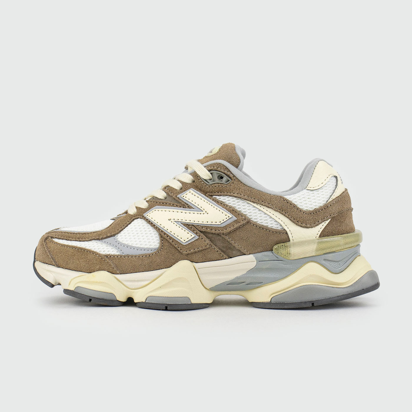 Кроссовки New Balance 9060 Brown White Wmns Кроссовки New Balance 9060 Brown White Wmns