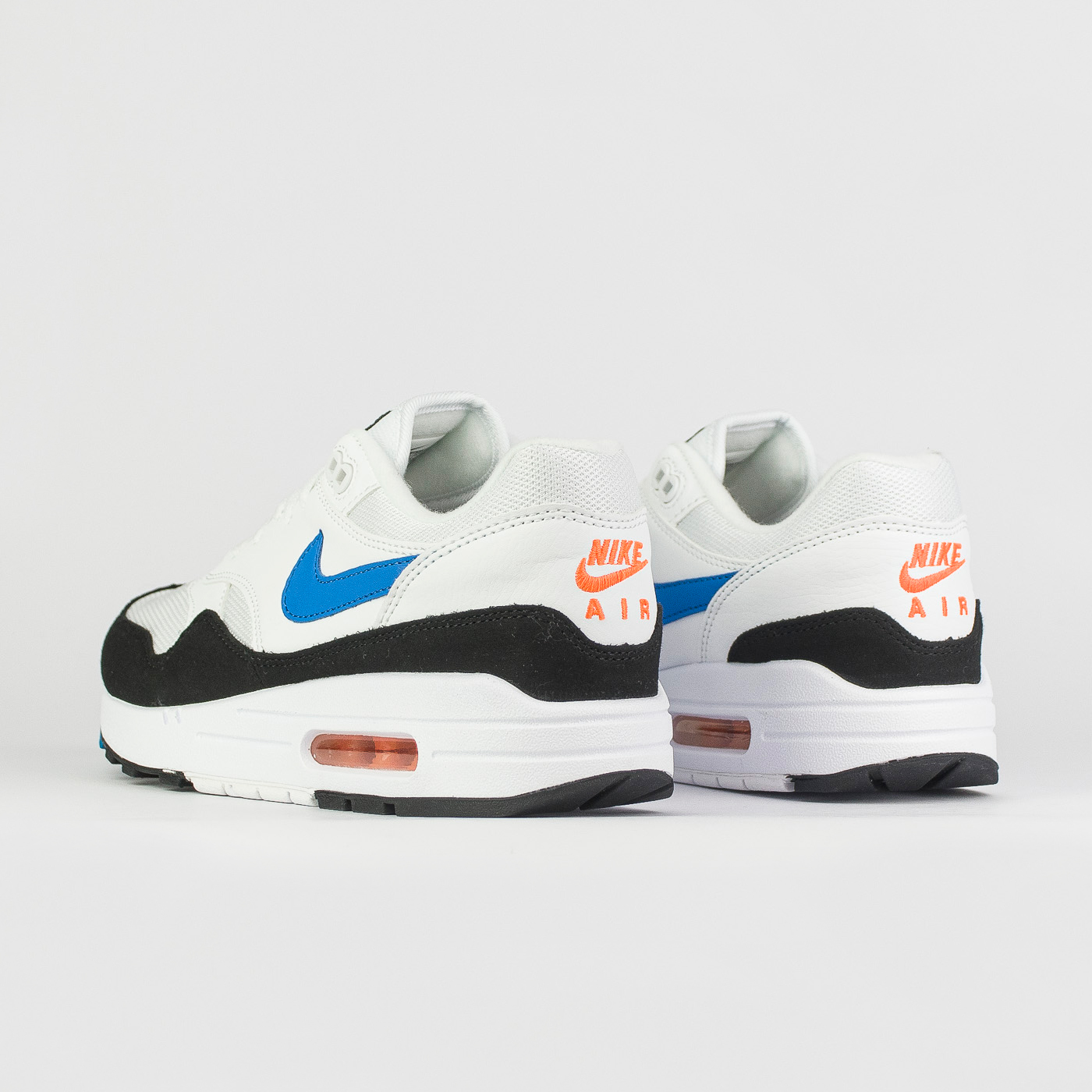 Кроссовки Nike Air Max 1 White / Black / Blue Кроссовки Nike Air Max 1 White / Black / Blue