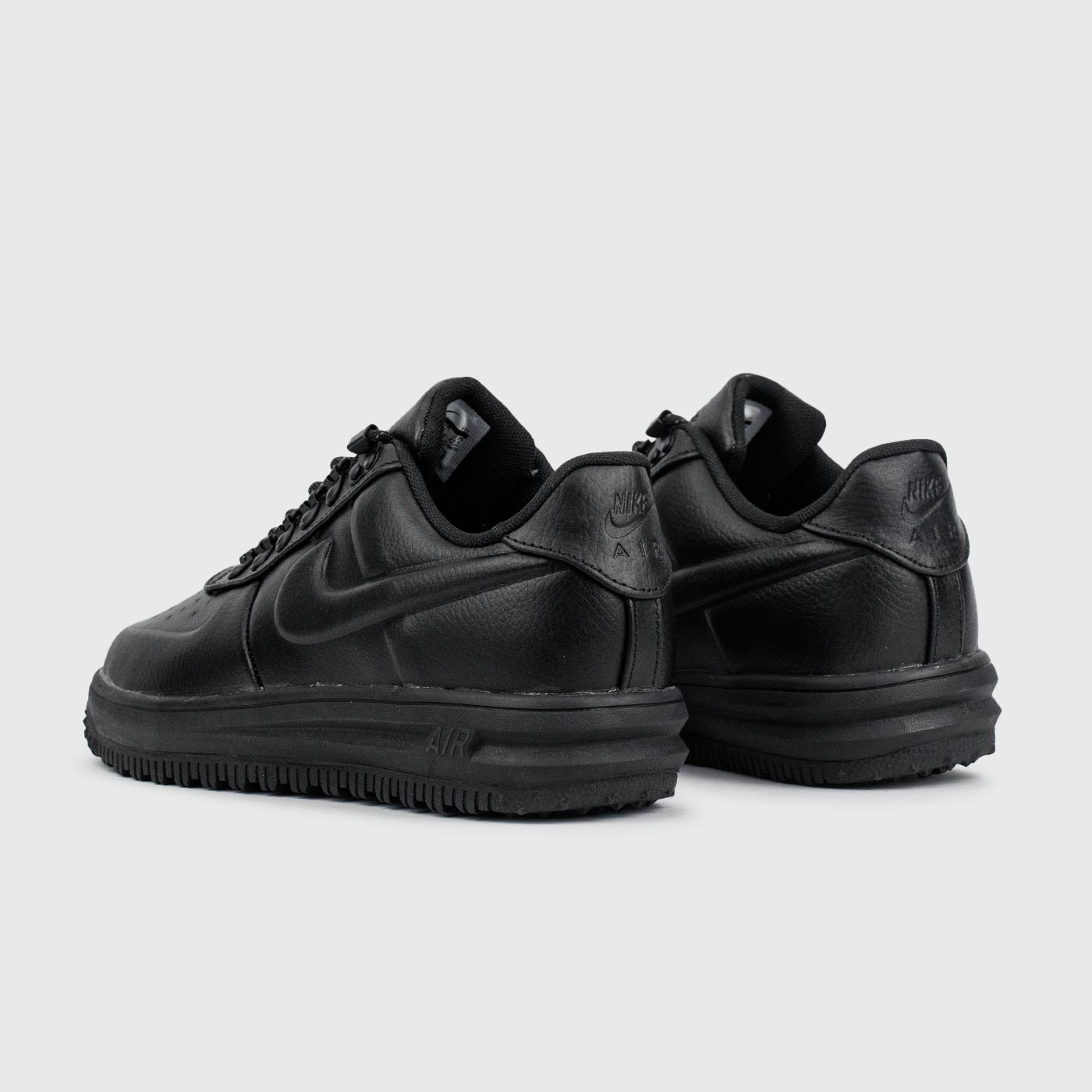 Кроссовки Nike Lunar Force 1 Duckboot Low Triple Black Кроссовки Nike Lunar Force 1 Duckboot Low Triple Black