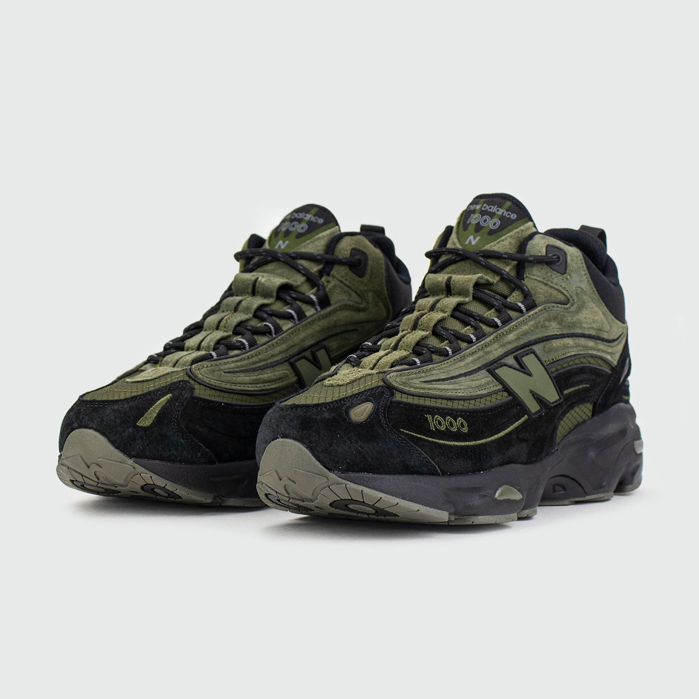 Кроссовки New Balance 1000 Green Black Thermo Кроссовки New Balance 1000 Green Black Thermo