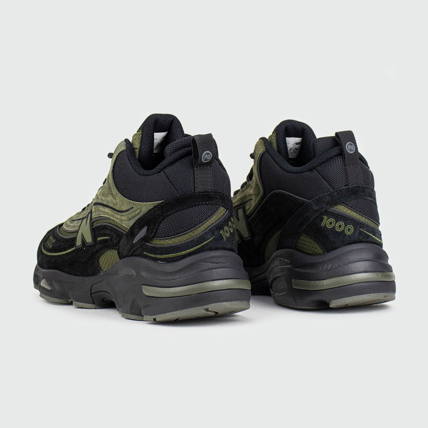 Кроссовки New Balance 1000 Green Black Thermo Кроссовки New Balance 1000 Green Black Thermo