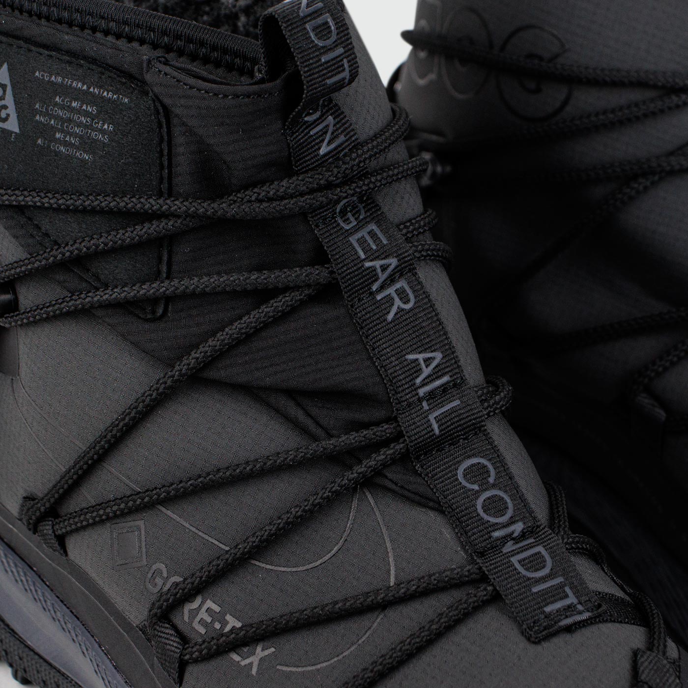 Кроссовки Nike ACG Terra Antarktik Grey Black with Fur Кроссовки Nike ACG Terra Antarktik Grey Black with Fur