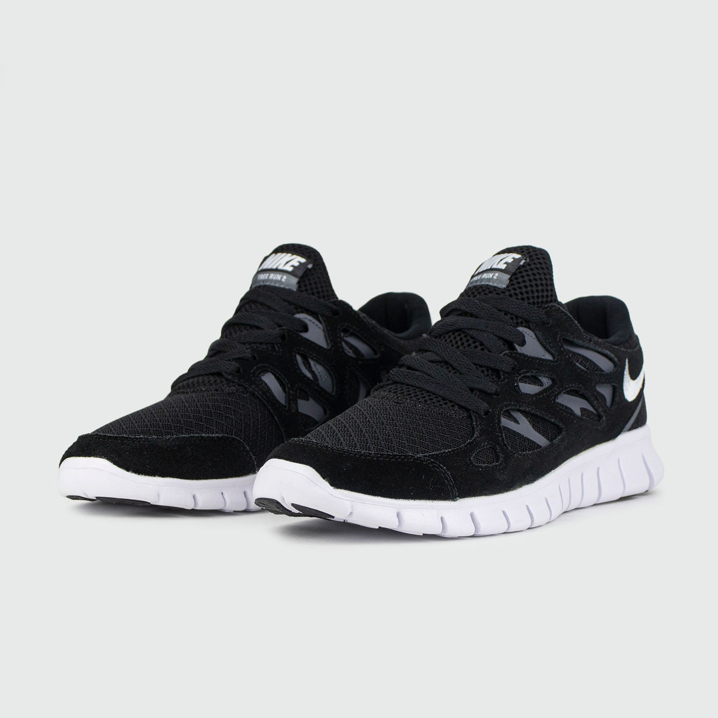 Кроссовки Nike Free Run +2 Black White