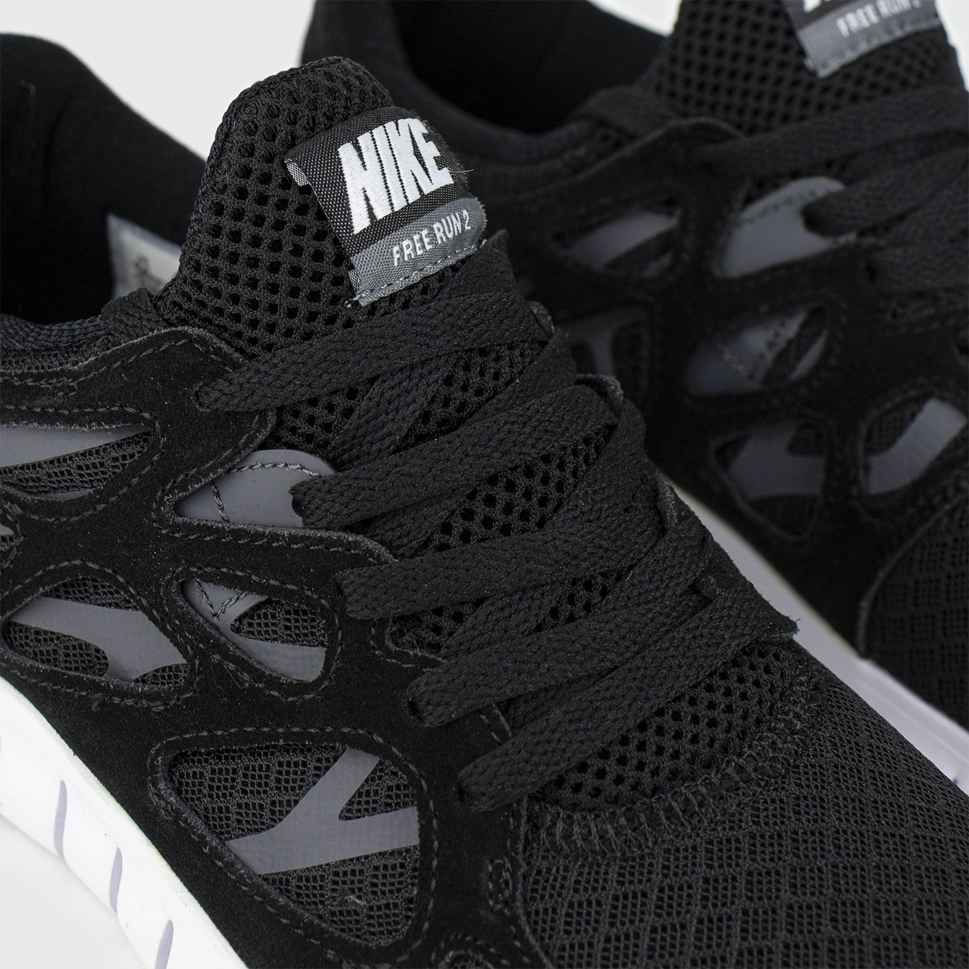 Кроссовки Nike Free Run +2 Black White