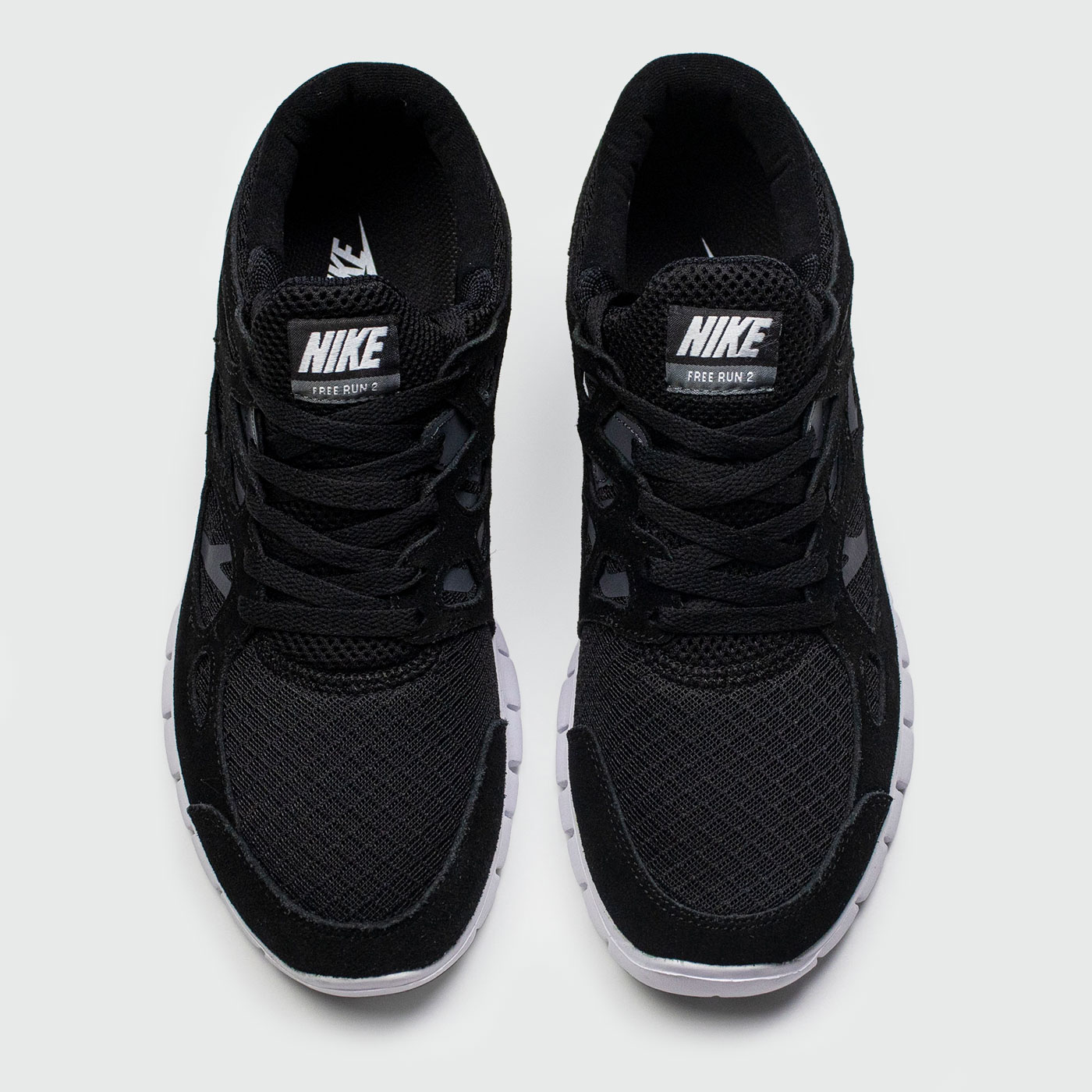 Кроссовки Nike Free Run +2 Black White