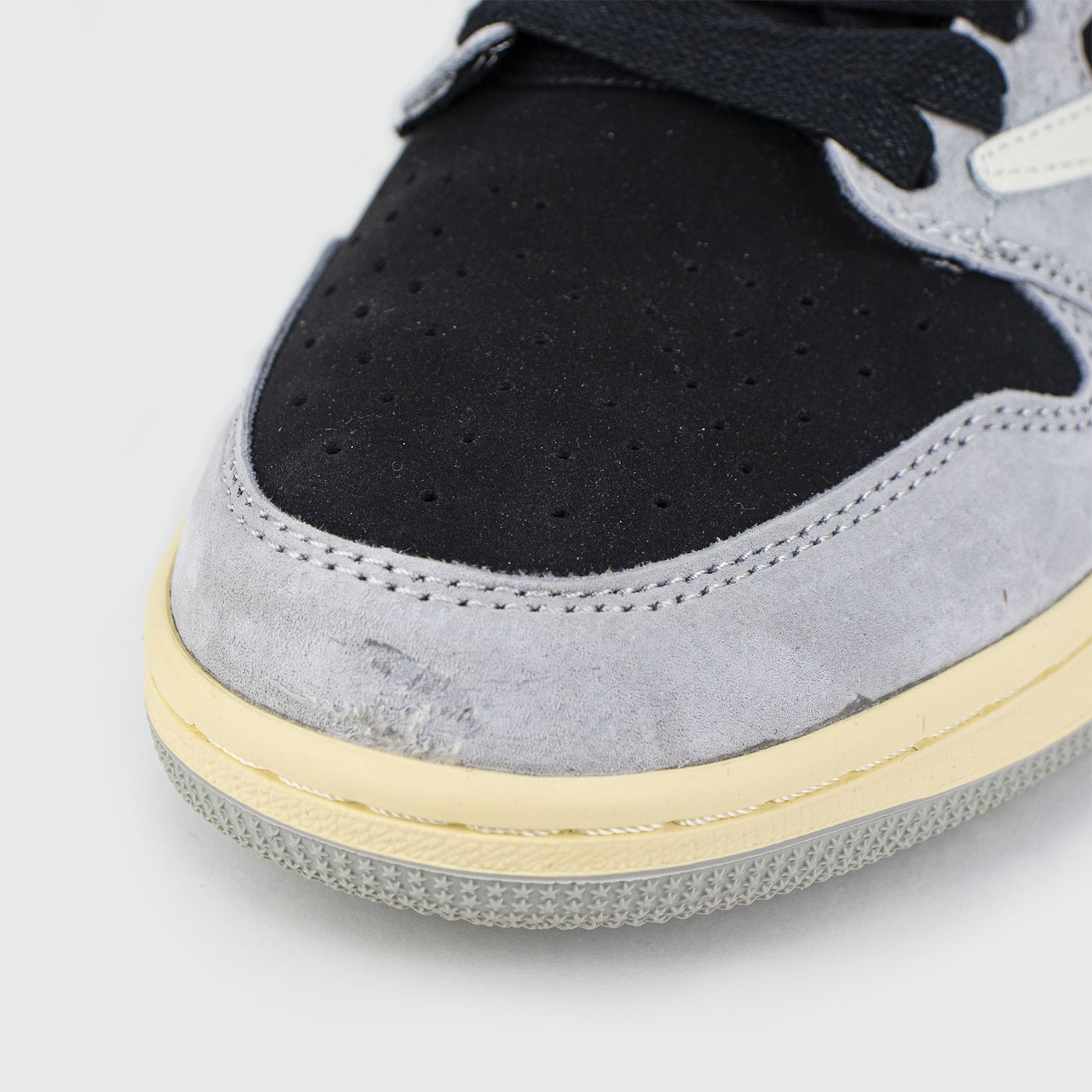 Кроссовки Air Jordan 1 Low x Travis Scott Light Grey