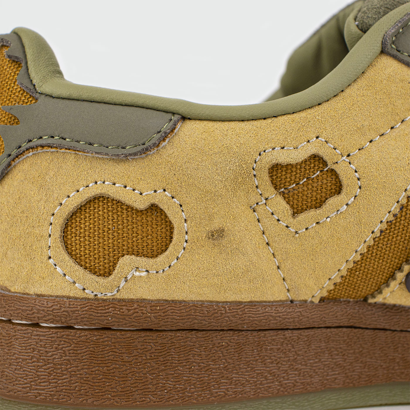 Кроссовки Adidas Superstar x Melting Sadness Green Brown