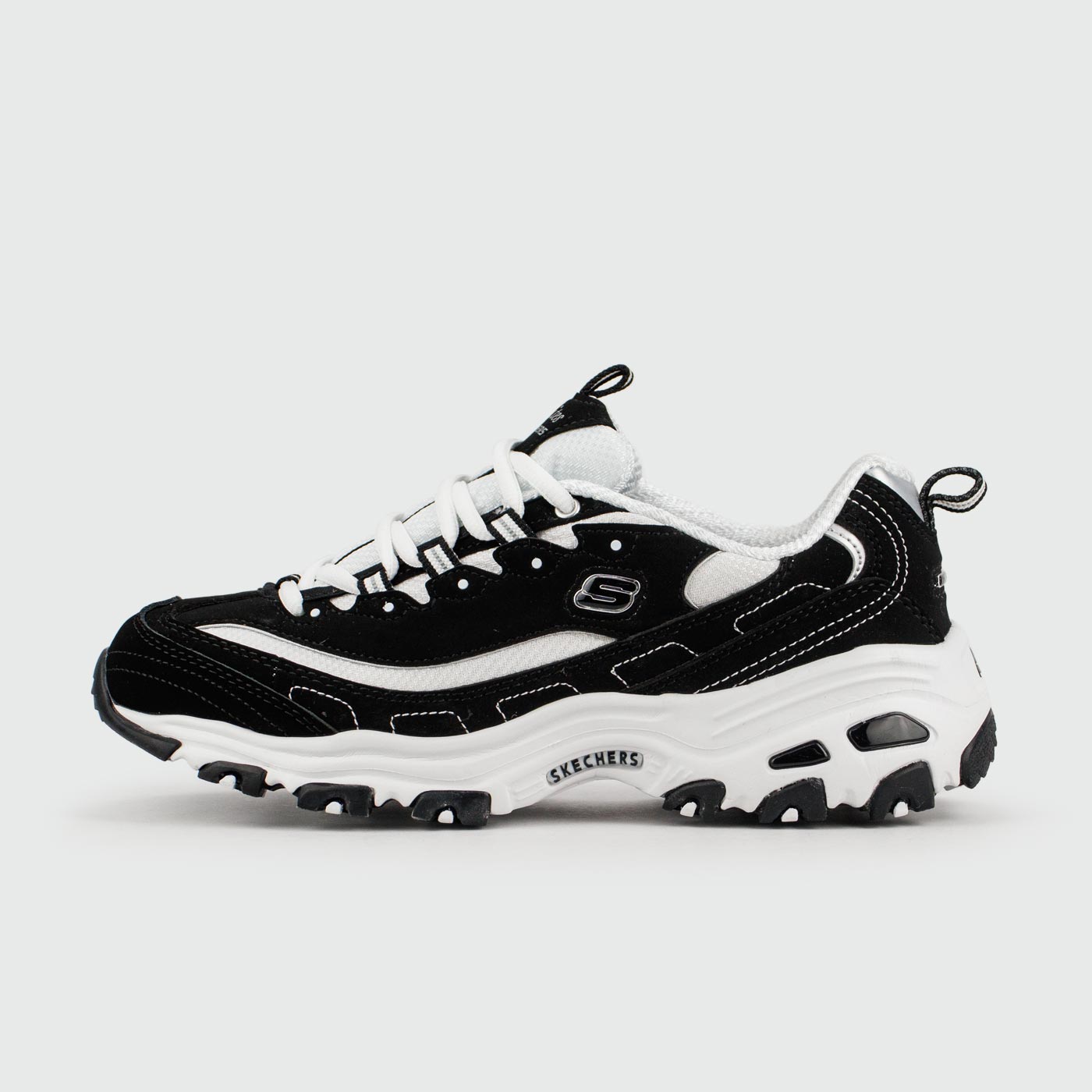 Кроссовки Skechers D'Lites Black / White Wmns