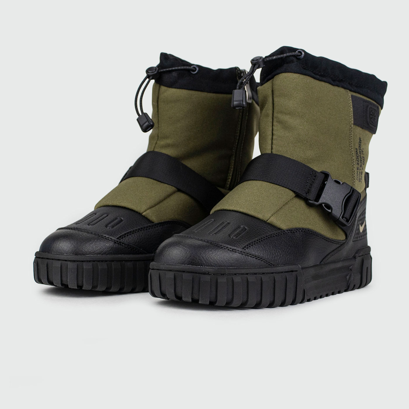 Сапоги Nike Winterproof Green Black with Fur