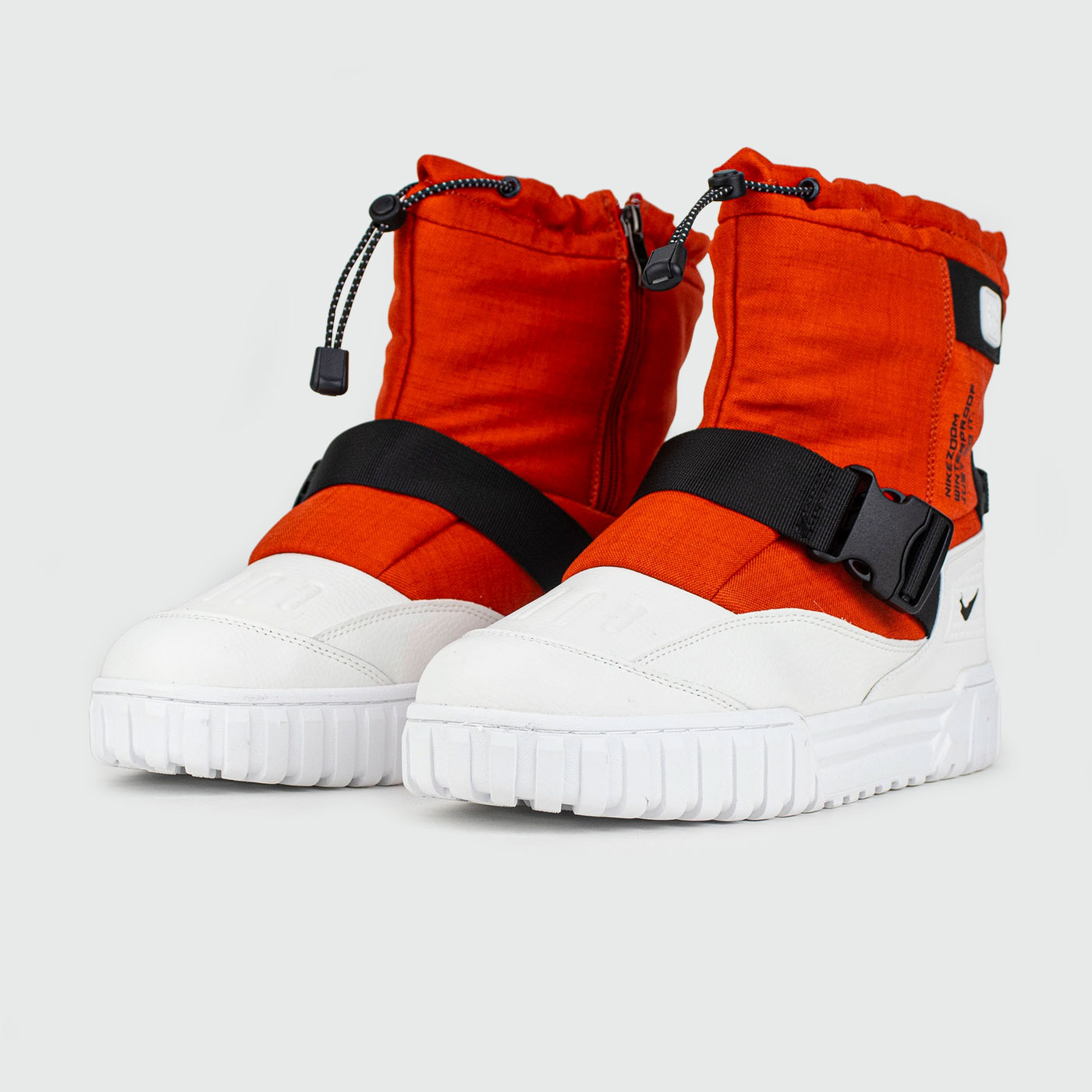 Сапоги Nike Winterproof White Red with Fur