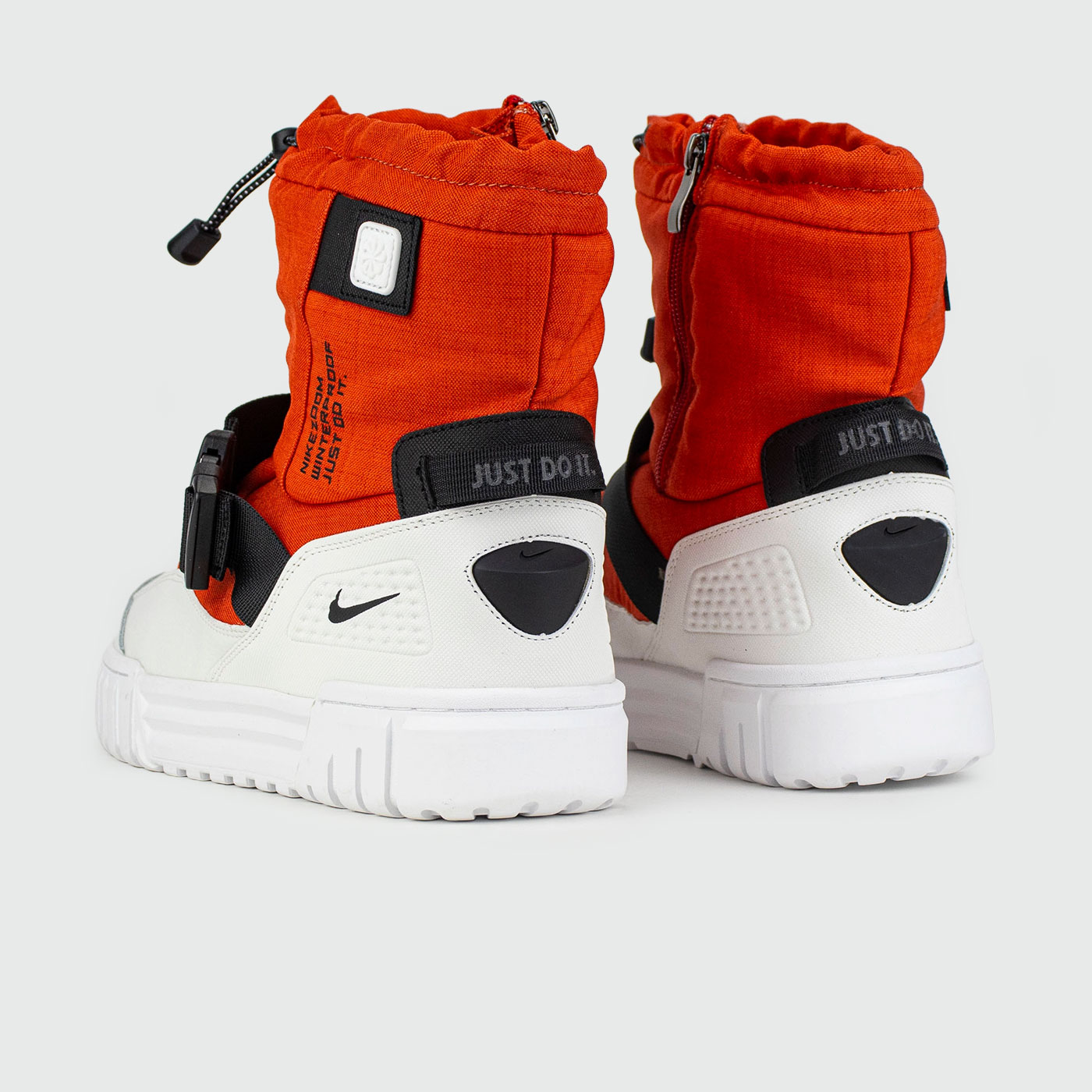 Сапоги Nike Winterproof White Red with Fur