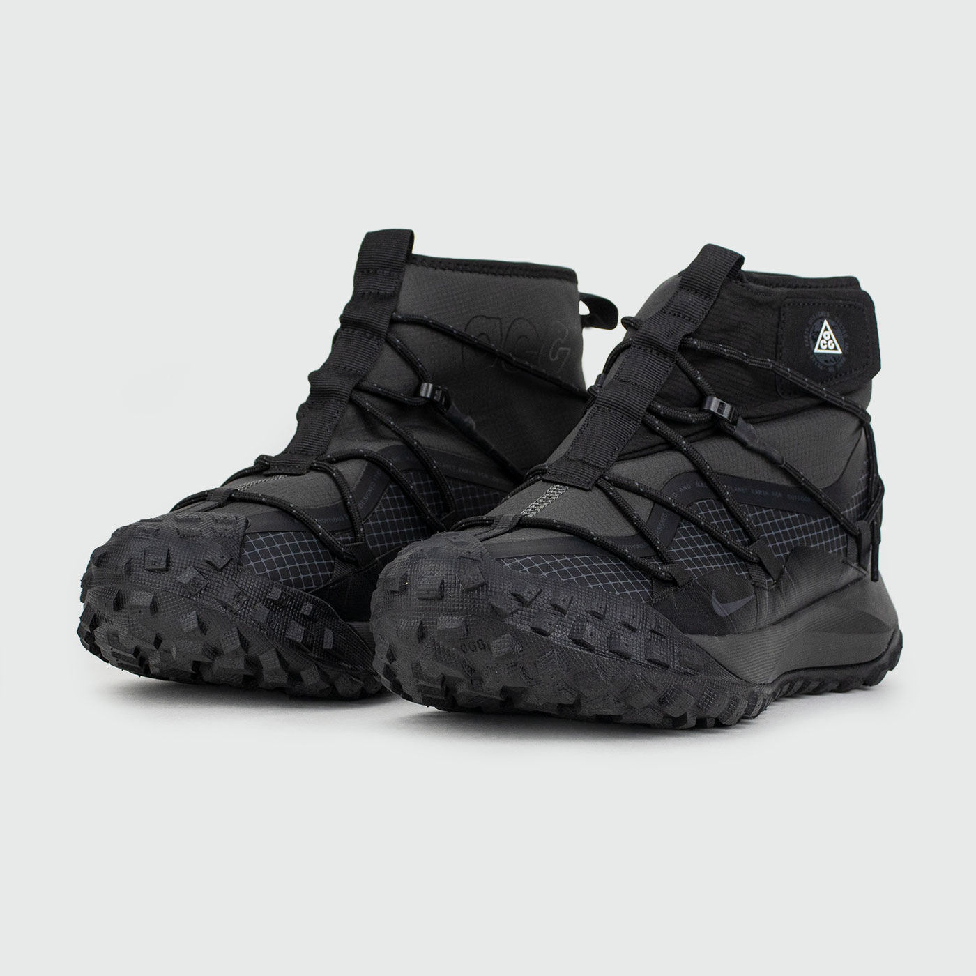 Кроссовки Nike ACG Mountain Fly Mid Grey Black with Fur