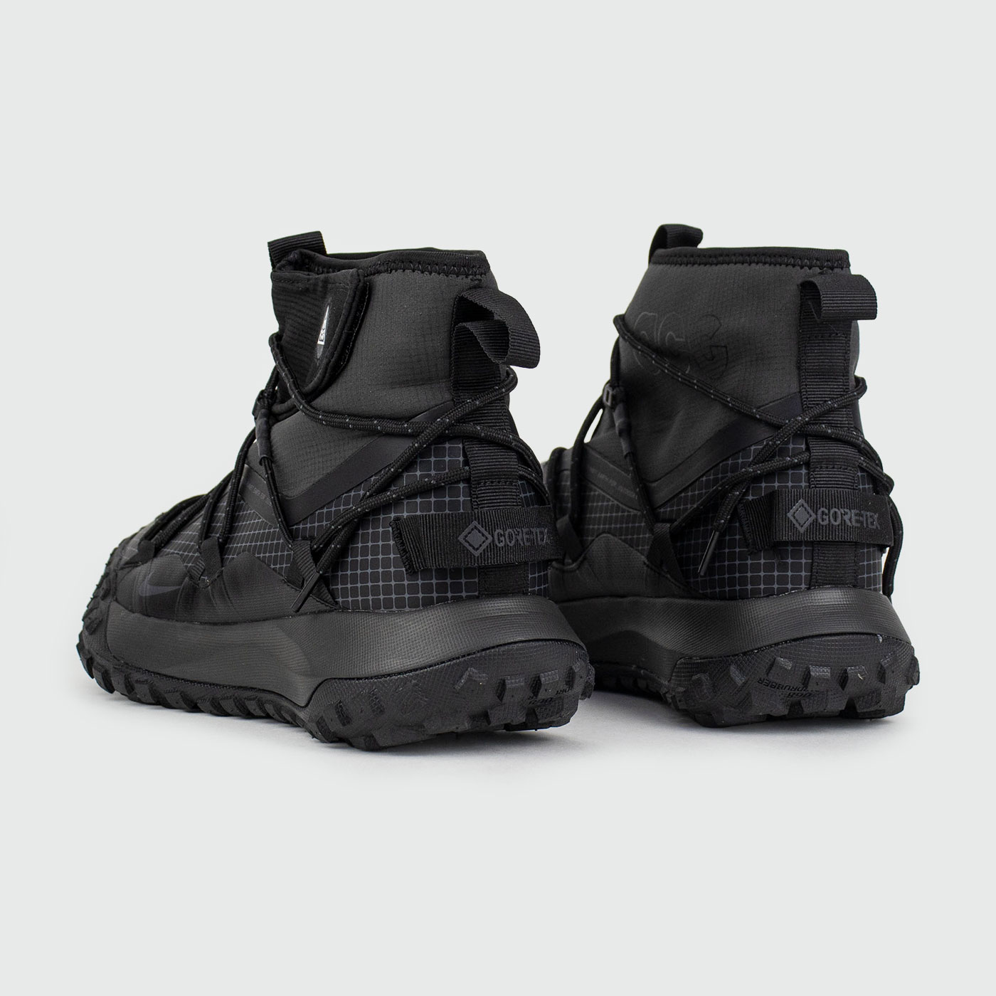 Кроссовки Nike ACG Mountain Fly Mid Grey Black with Fur