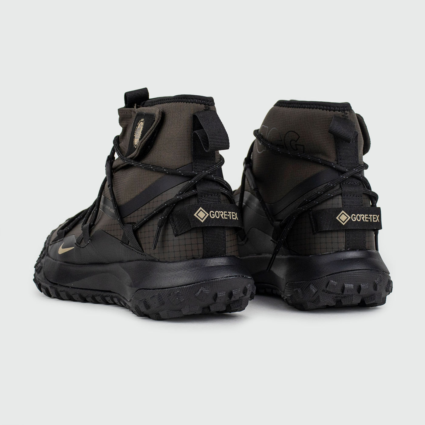 Кроссовки Nike ACG Mountain Fly Mid Brown Black with Fur