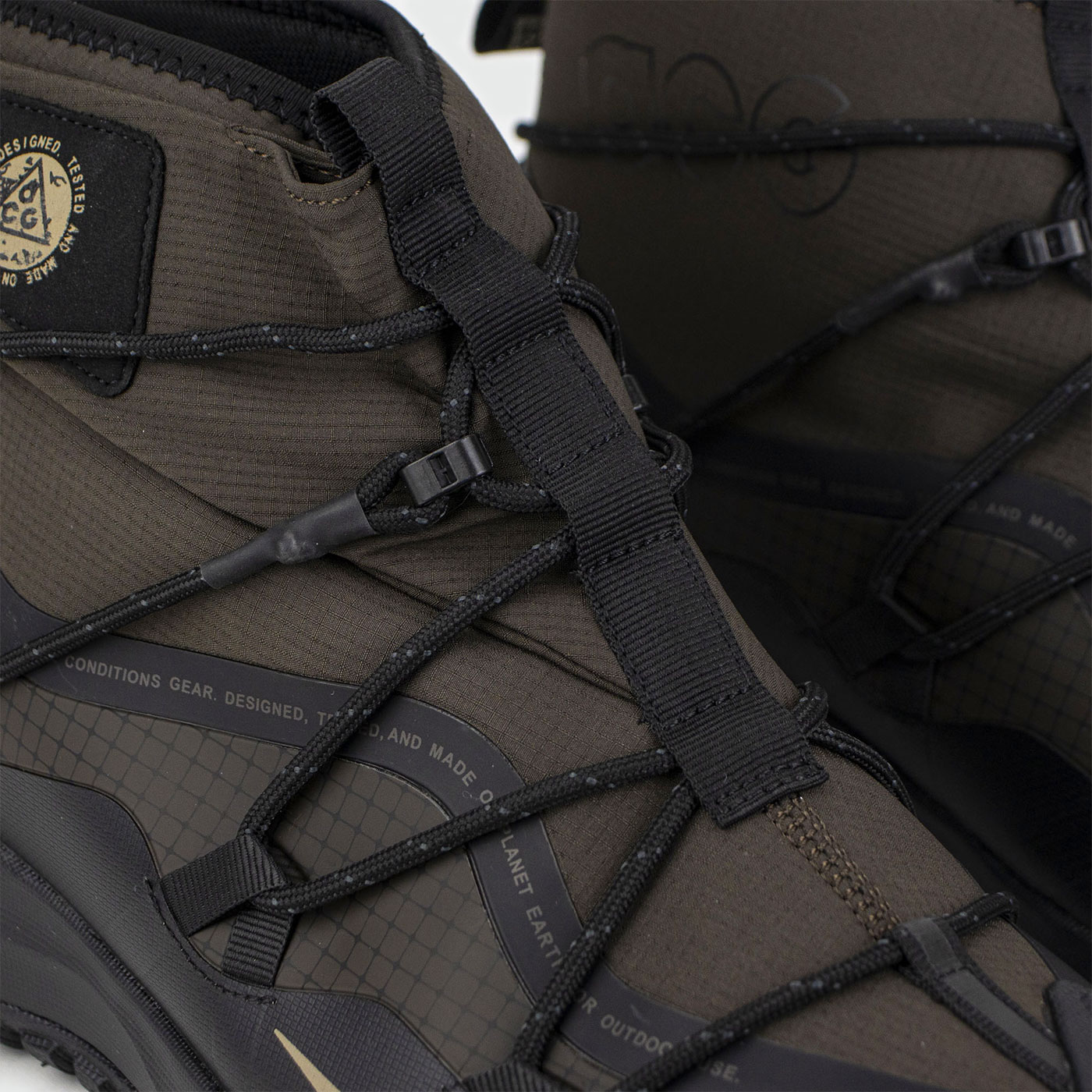 Кроссовки Nike ACG Mountain Fly Mid Brown Black with Fur