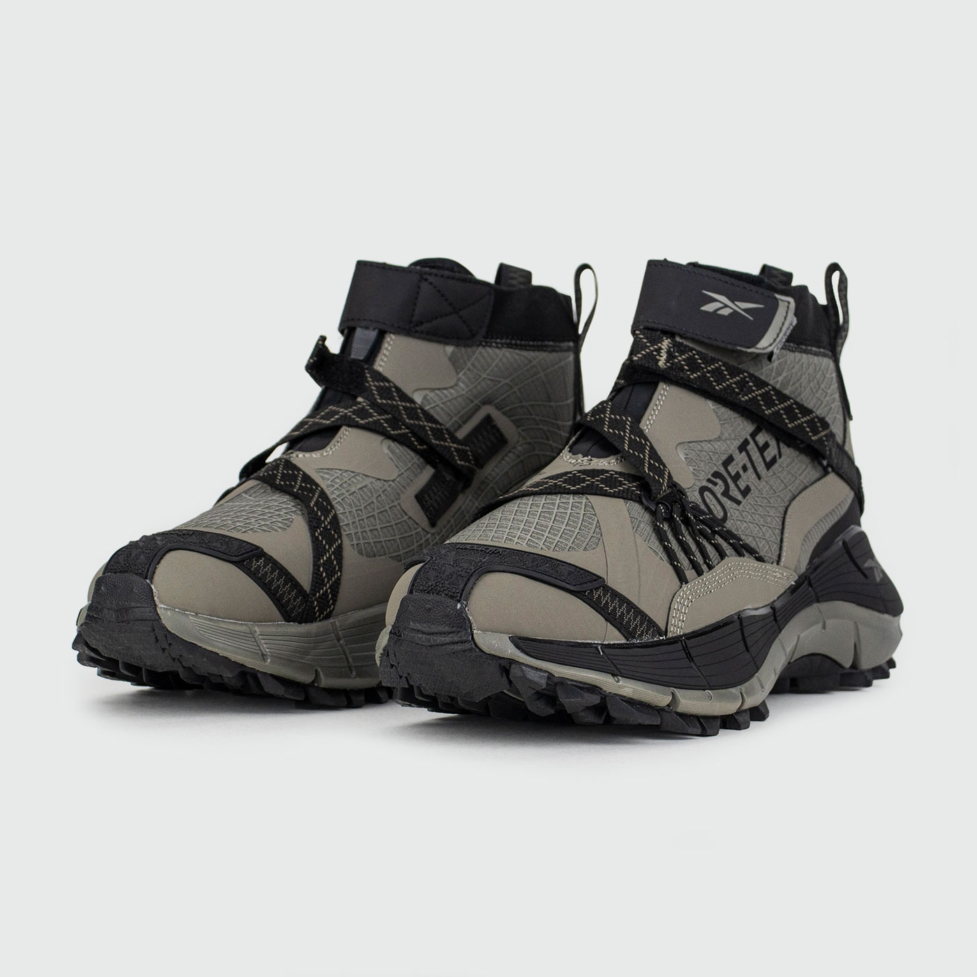 Кроссовки Reebok Zig Kinetica II Edge Hi Grey Thermo