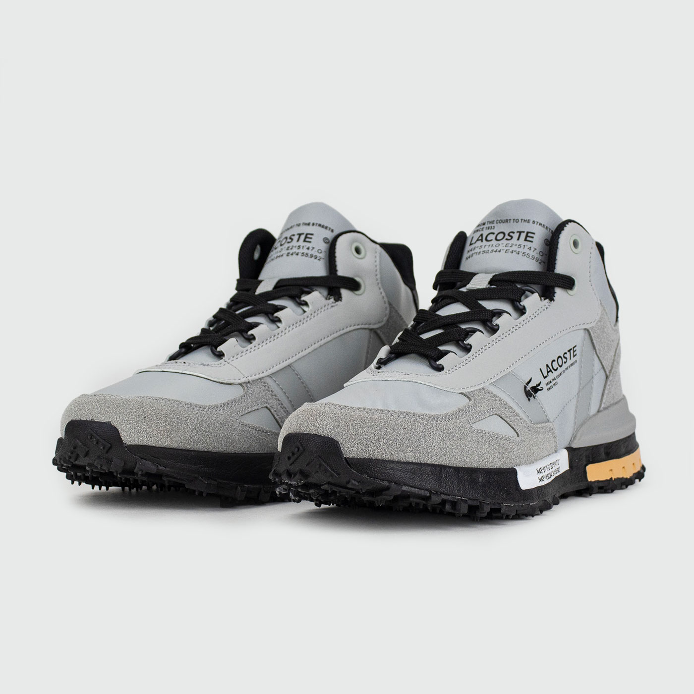 Кроссовки Lacoste Elite Active 224 Mid Grey Black Thermo Кроссовки Lacoste Elite Active 224 Mid Grey Black Thermo