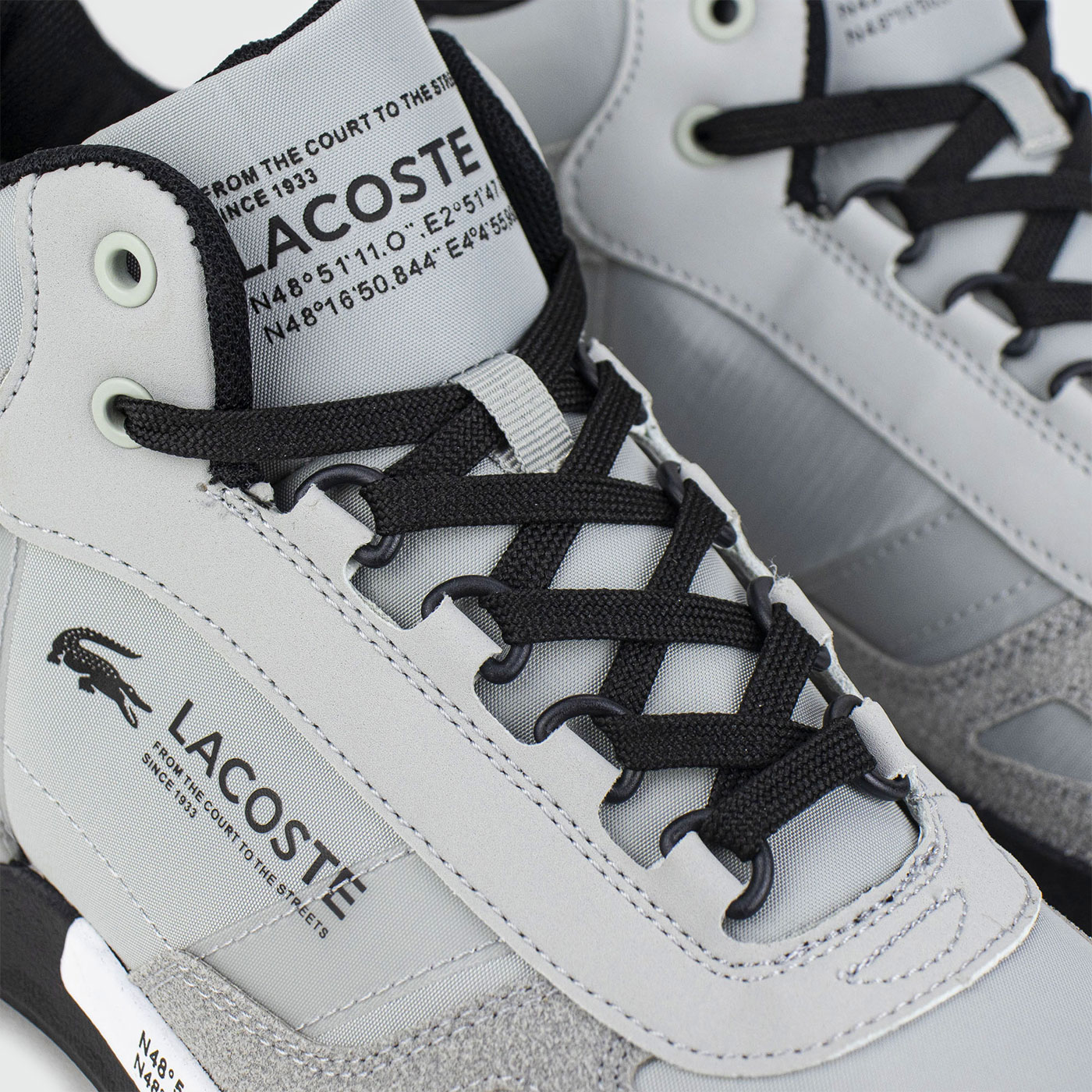 Кроссовки Lacoste Elite Active 224 Mid Grey Black Thermo Кроссовки Lacoste Elite Active 224 Mid Grey Black Thermo