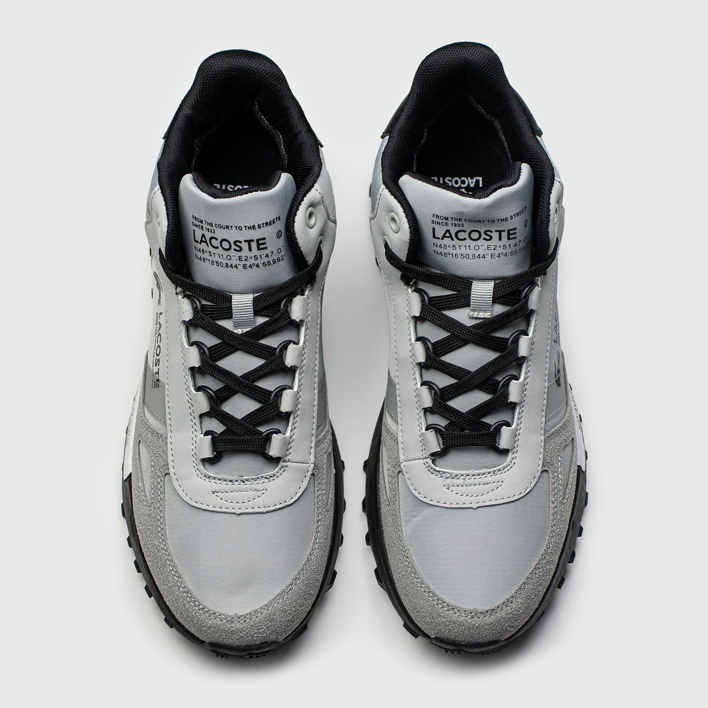 Кроссовки Lacoste Elite Active 224 Mid Grey Black Thermo Кроссовки Lacoste Elite Active 224 Mid Grey Black Thermo