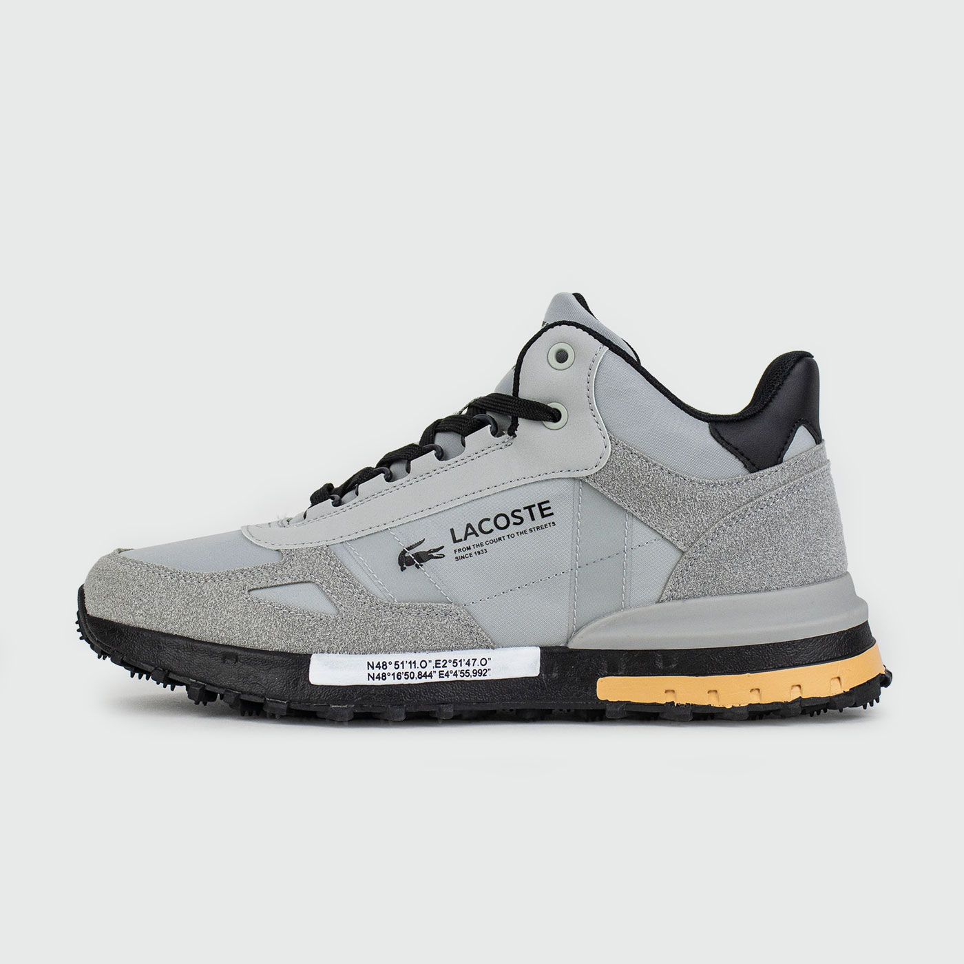 Кроссовки Lacoste Elite Active 224 Mid Grey Black Thermo Кроссовки Lacoste Elite Active 224 Mid Grey Black Thermo
