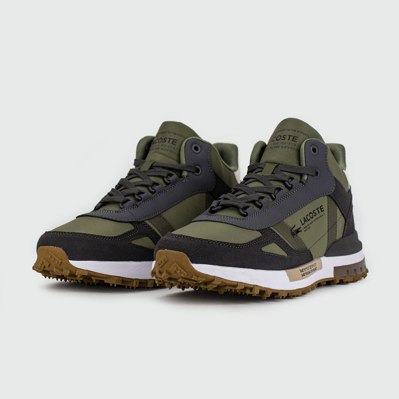 Кроссовки Lacoste Elite Active 224 Mid Green Thermo Кроссовки Lacoste Elite Active 224 Mid Green Thermo