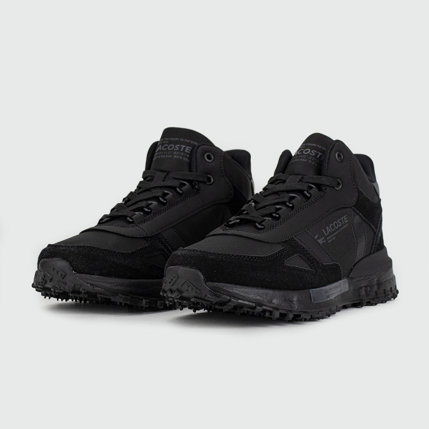 Кроссовки Lacoste Elite Active 224 Mid Black Thermo Кроссовки Lacoste Elite Active 224 Mid Black Thermo